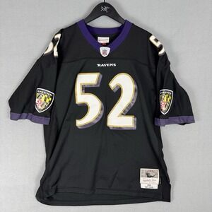 Mitchell & Ness Ray Lewis Baltimore Ravens NFL 04' Jersey Mens Size XL Retro